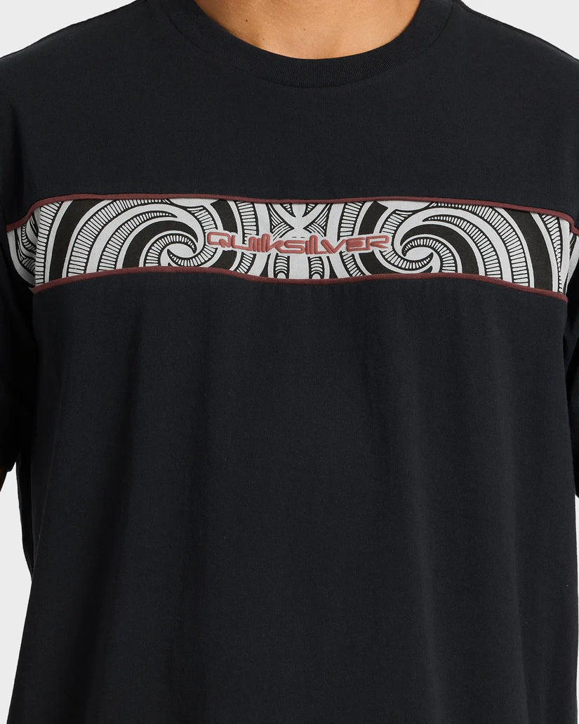 Quiksilver Takarangi Panel SS Tee - Black