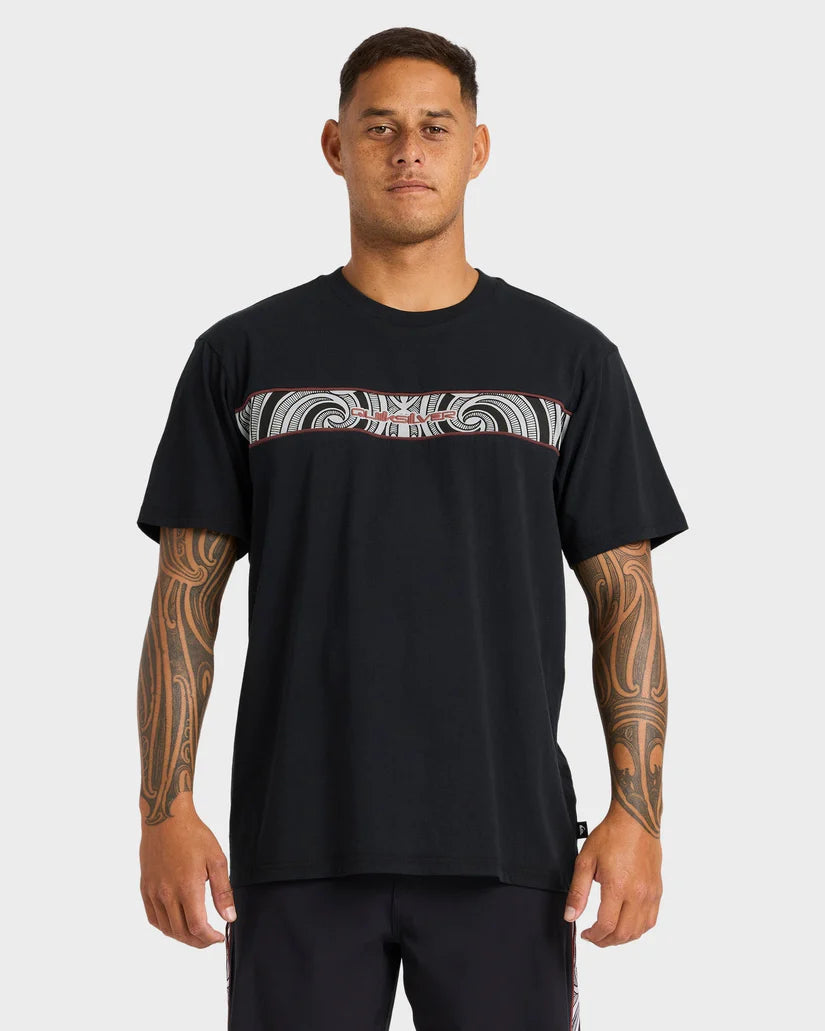 Quiksilver Takarangi Panel SS Tee - Black