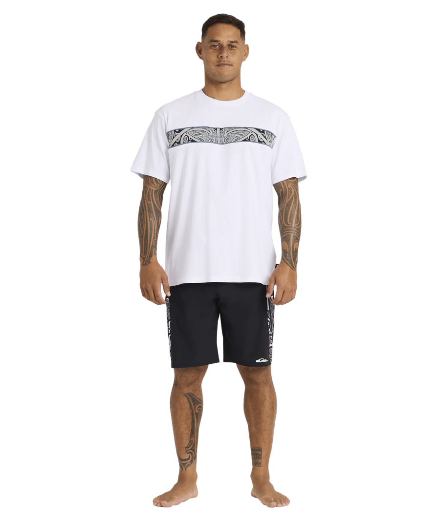 Quiksilver Takarangi Panel SS Tee - White