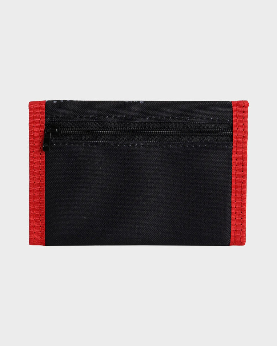 Quiksilver Young Guns Wallet - Black/ Red