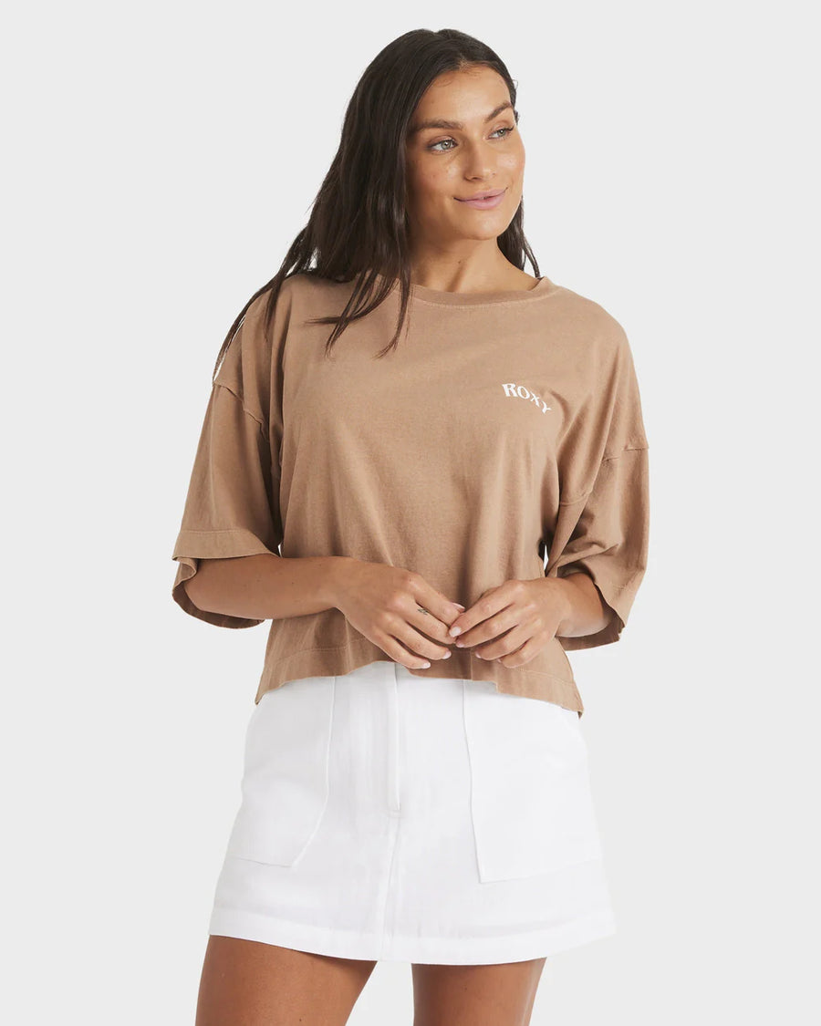 Roxy Be Easy Tee - Wood