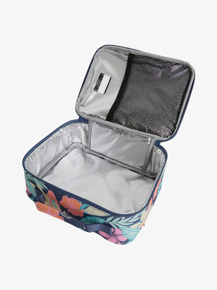 Roxy Groove In Life  Lunch Box - Vintage Indigo Tropical Advent
