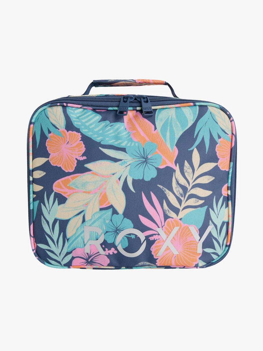 Roxy Groove In Life  Lunch Box - Vintage Indigo Tropical Advent