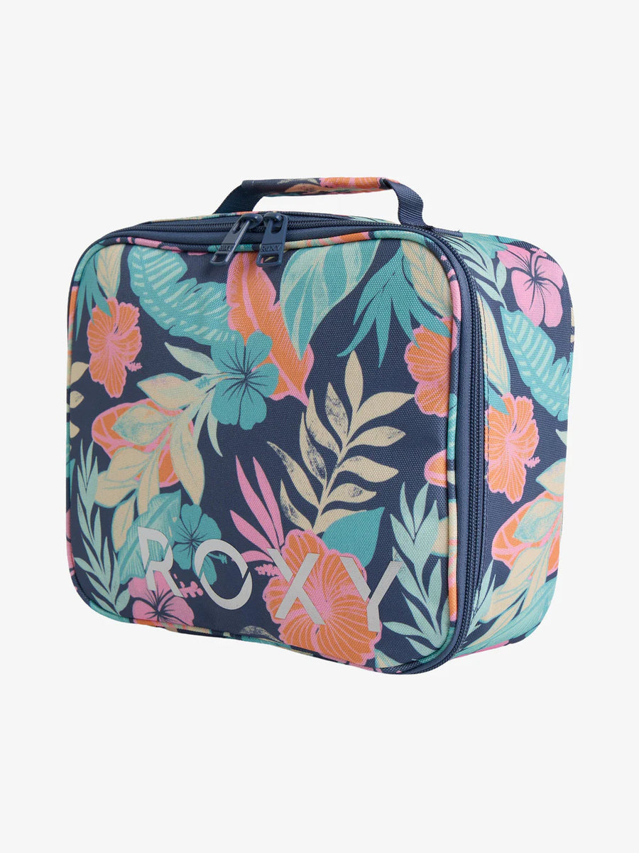 Roxy Groove In Life  Lunch Box - Vintage Indigo Tropical Advent