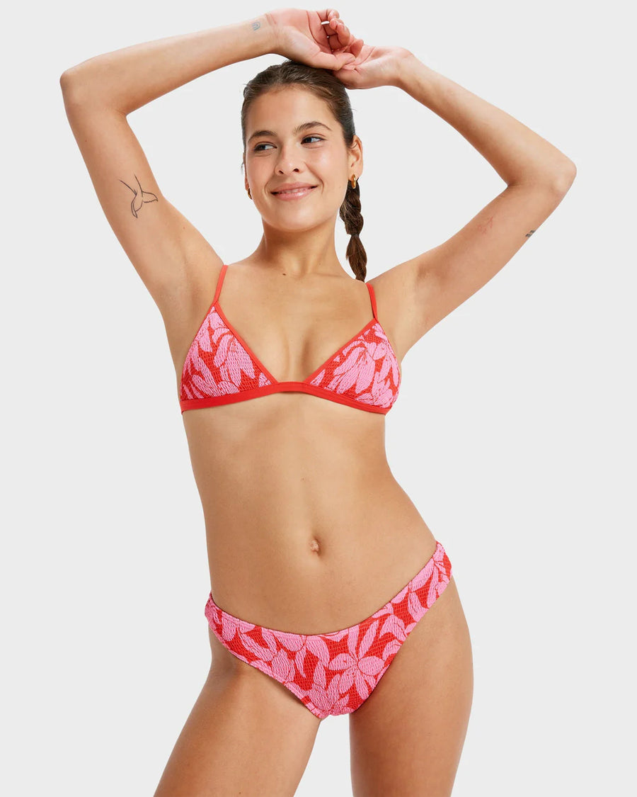 Roxy Khloe Cheeky Bikini Bottom  - Tomato Klaeido