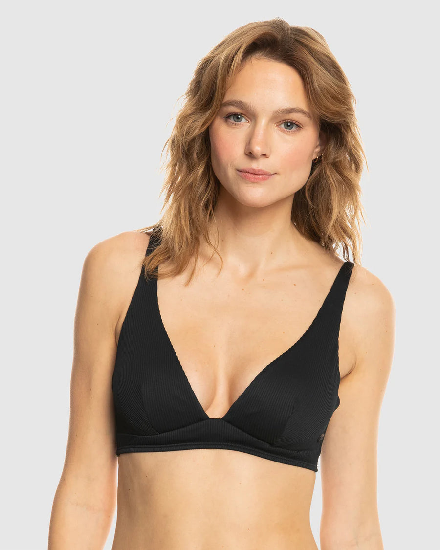 Roxy Rib Roxy Love Roller Bikini Top - Anthracite