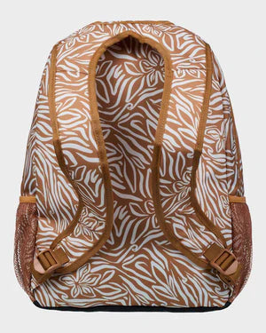 Roxy Shadow Swell Printed Backpack - Almond Wild Thang