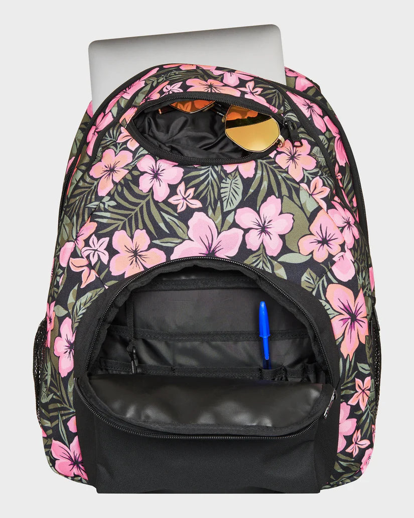 Roxy Shadow Swell Printed Backpack - Anthracite Fearless Floral