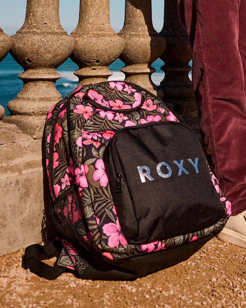 Roxy Shadow Swell Printed Backpack - Anthracite Fearless Floral