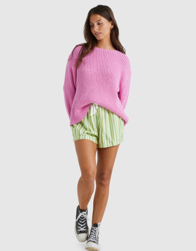 Billabong Moon Wave Sweater - Lush Lilac