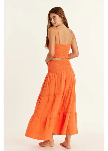 Sisstrevolution Makena Woven Skirt - Tigerlily