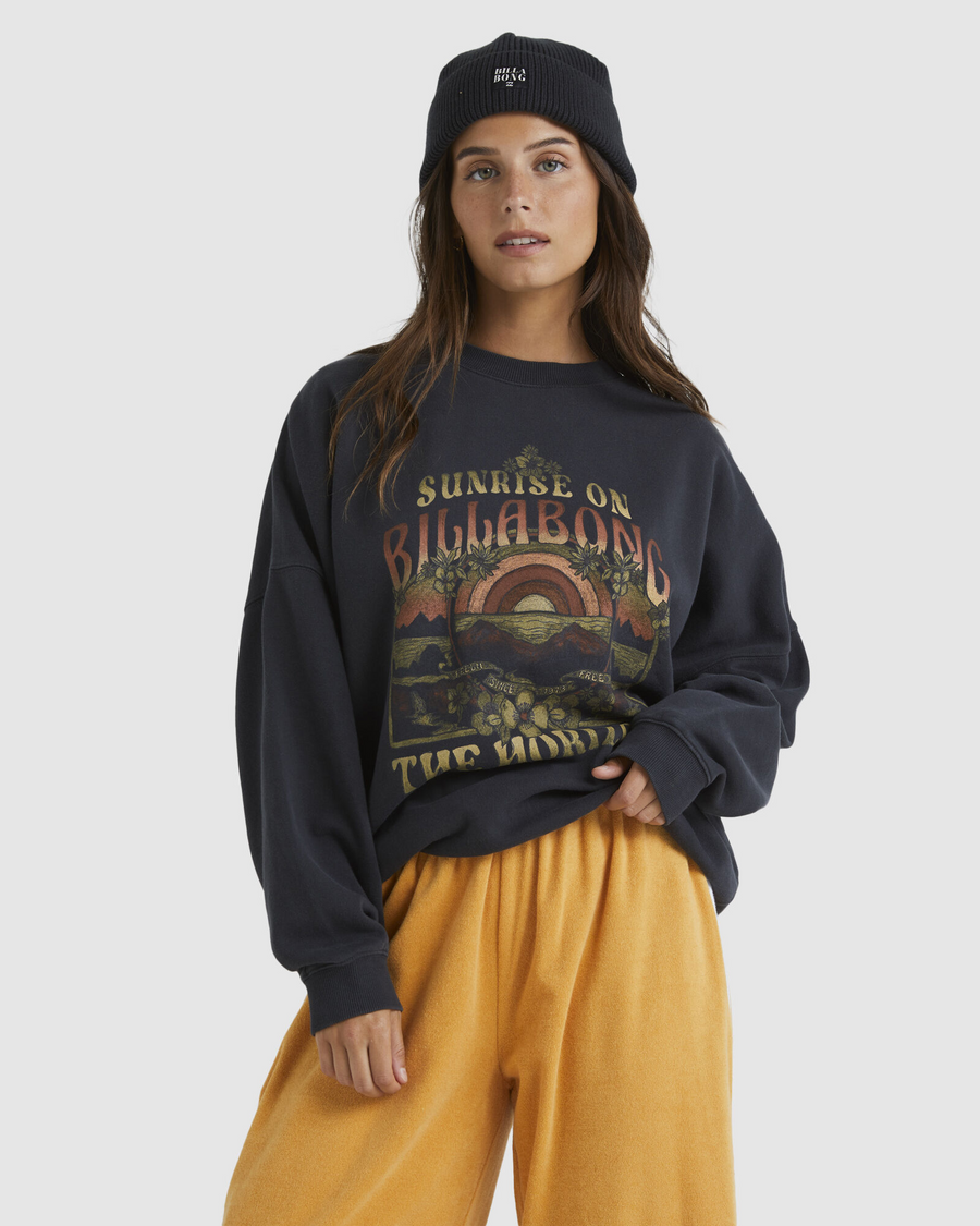 Billabong Horizons Venice Crew - Off Black