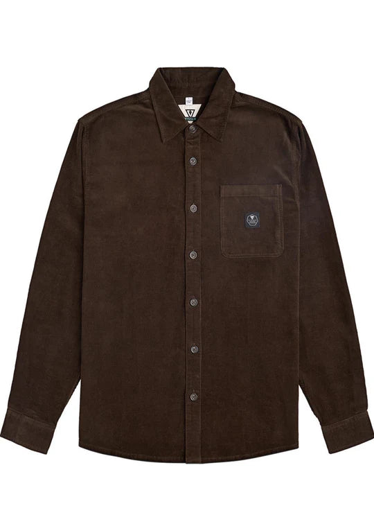 Vissla Doheny Woven Cord Shirt - Java