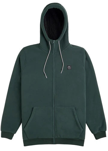 Vissla Eco - Zy  Polar Zip Hoodie - Evergreen