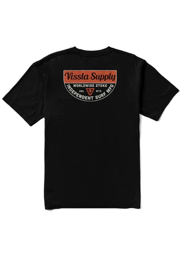 Vissla Independent Swell SS Tee -  Black