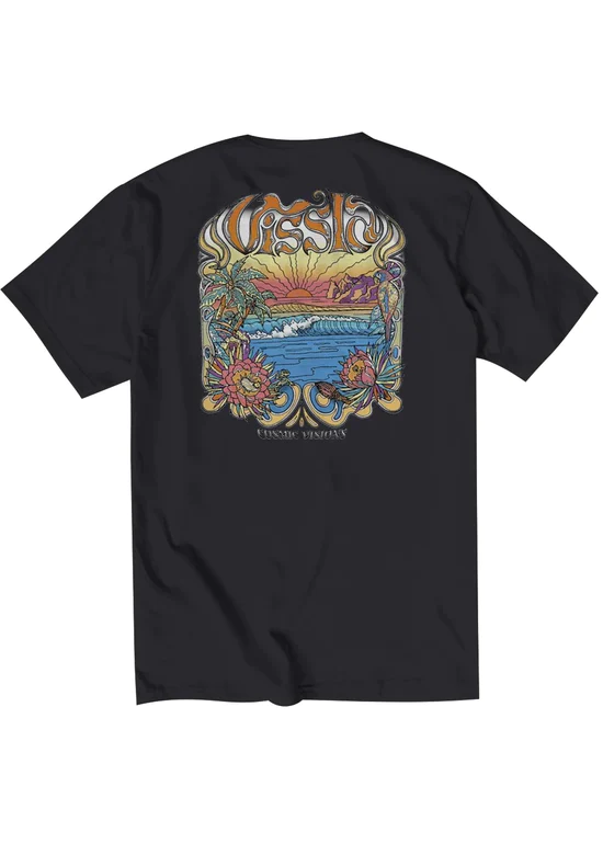 Vissla Visuals Organic SS Tee - Black
