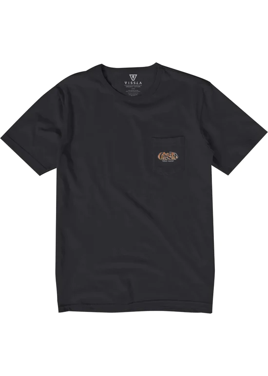 Vissla Visuals Organic SS Tee - Black