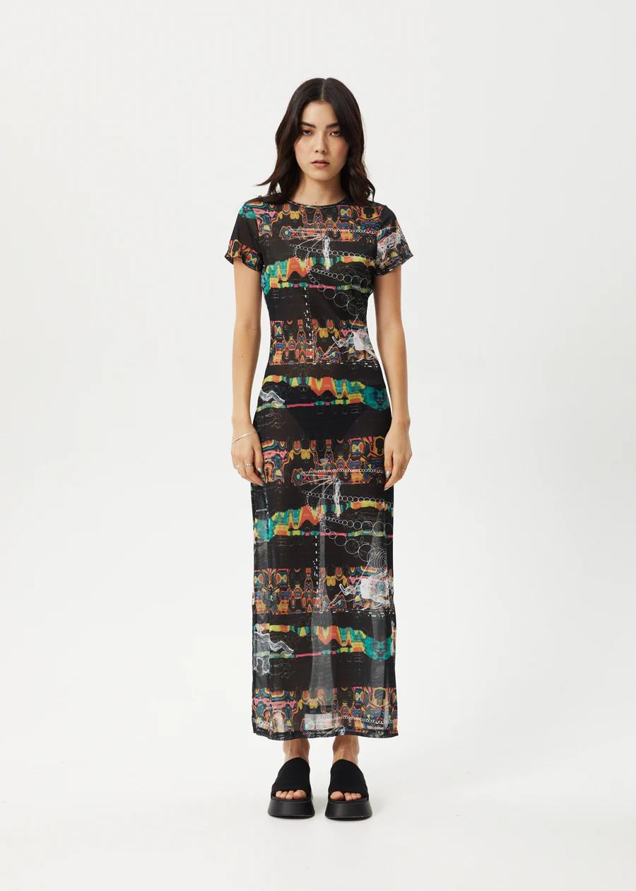 Afends Astral Sheer Dress - Black