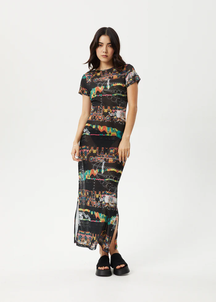 Afends Astral Sheer Dress - Black