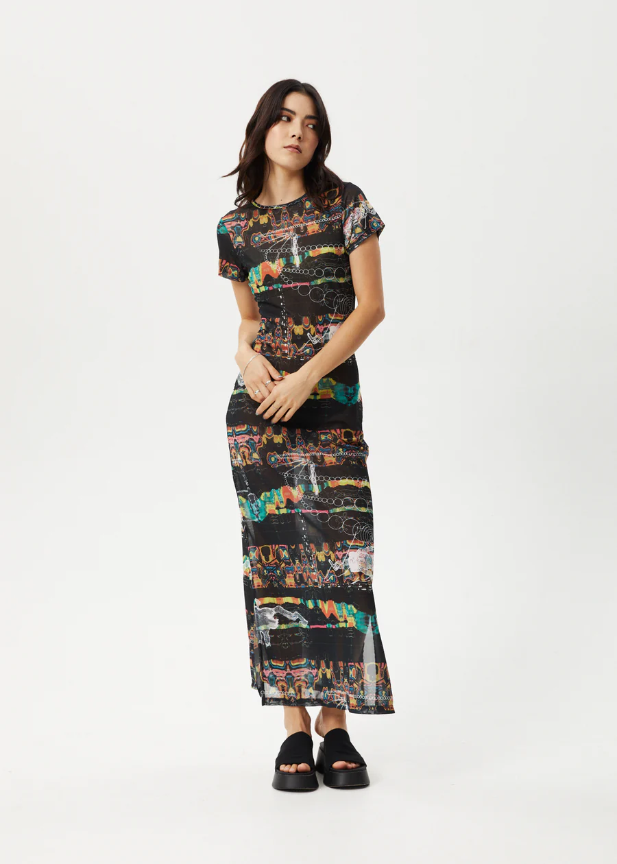Afends Astral Sheer Dress - Black