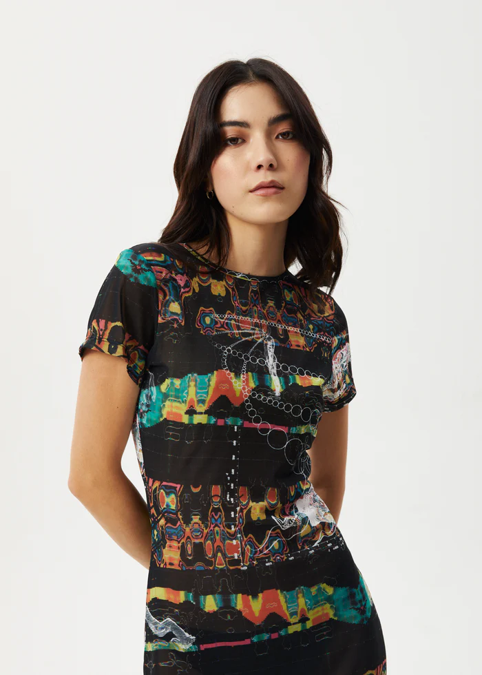 Afends Astral Sheer Dress - Black