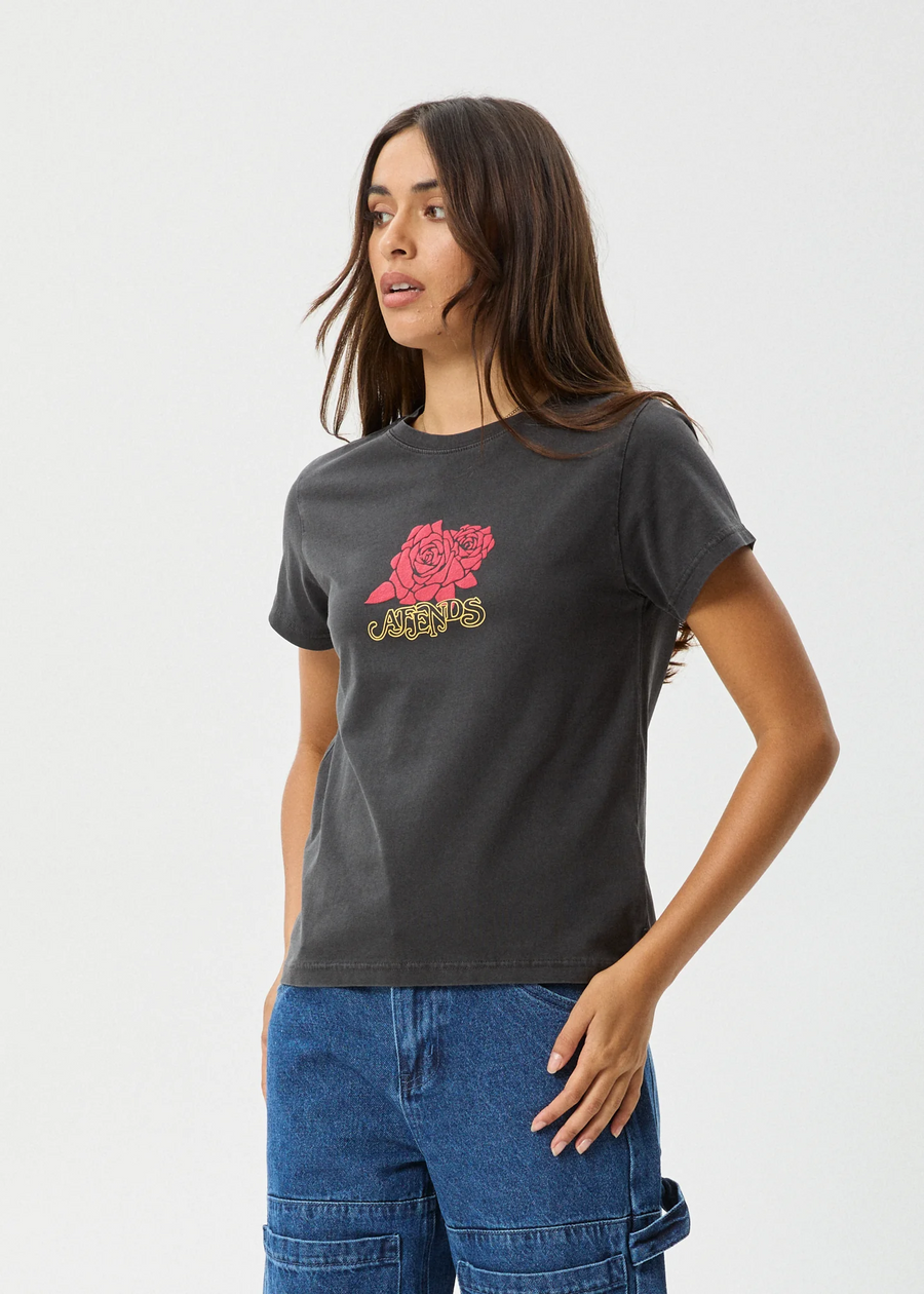 Afends Capulet Classic Tee - Stone Black