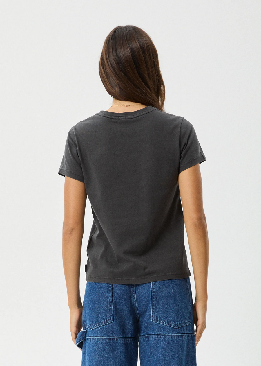 Afends Capulet Classic Tee - Stone Black