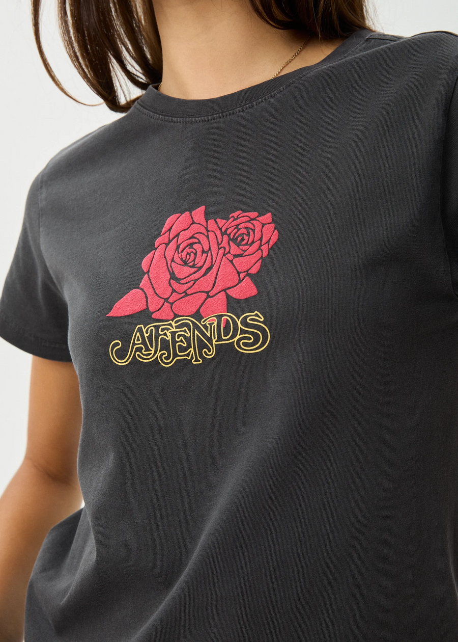 Afends Capulet Classic Tee - Stone Black