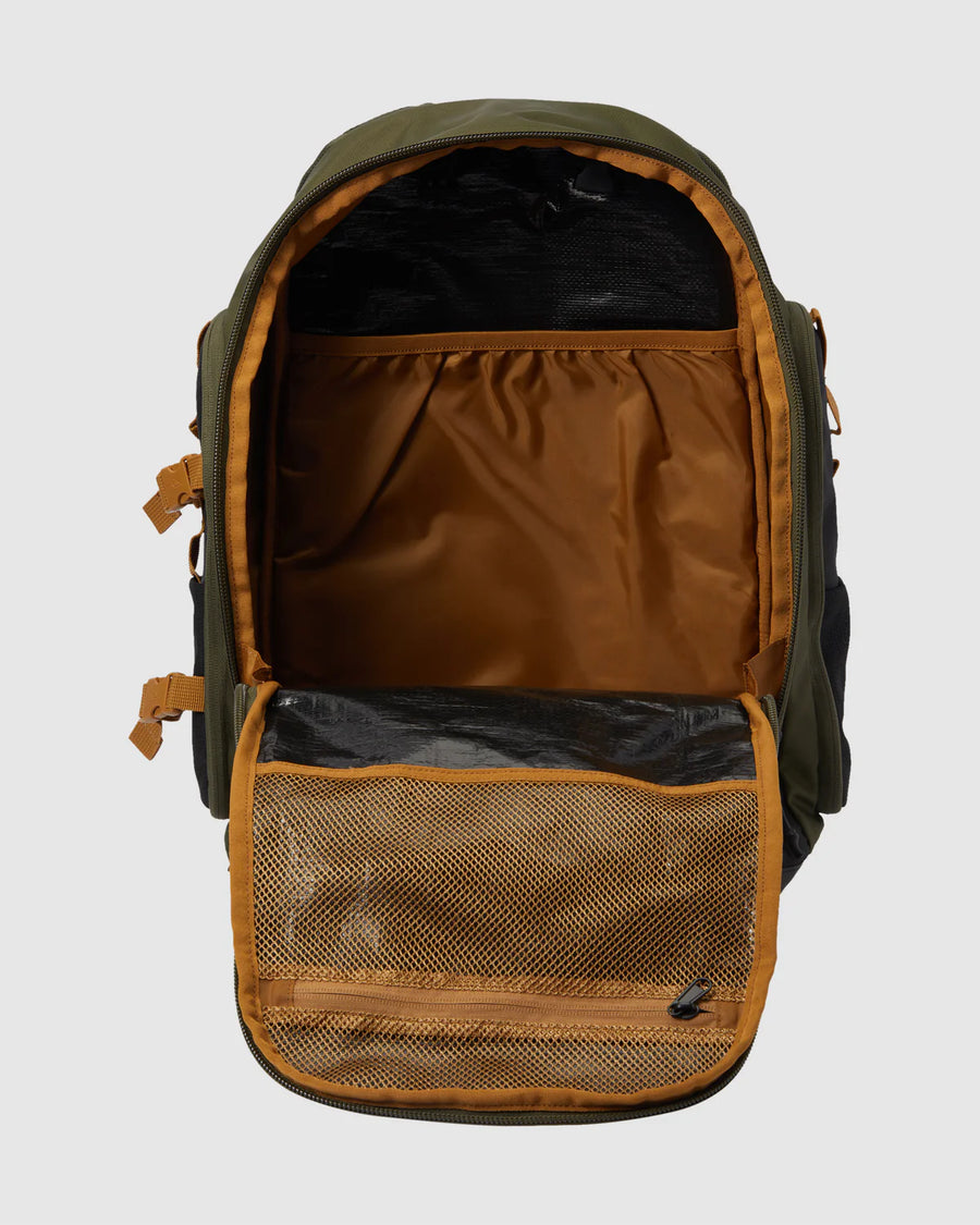 Quiksilver Captains Quarters Backpack - Grape Leaf /Bone Brown