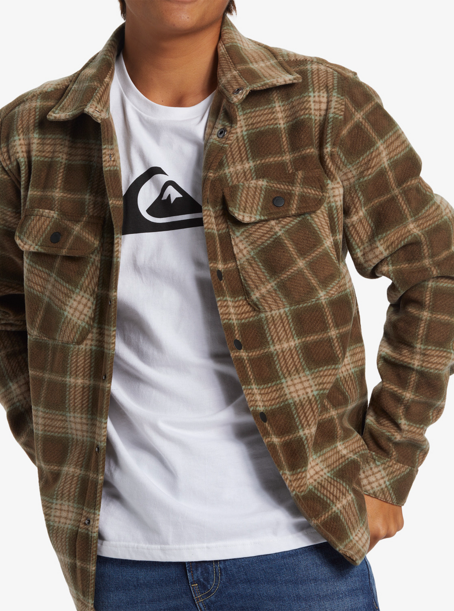 Quiksilver Surf Days  LS Shirt - Dark Brown