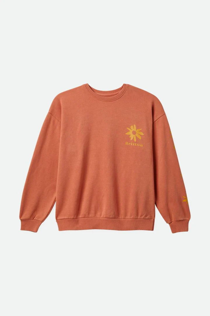 Brixton Amarillo Creek Crew - Apricot Jam Worn Wash -