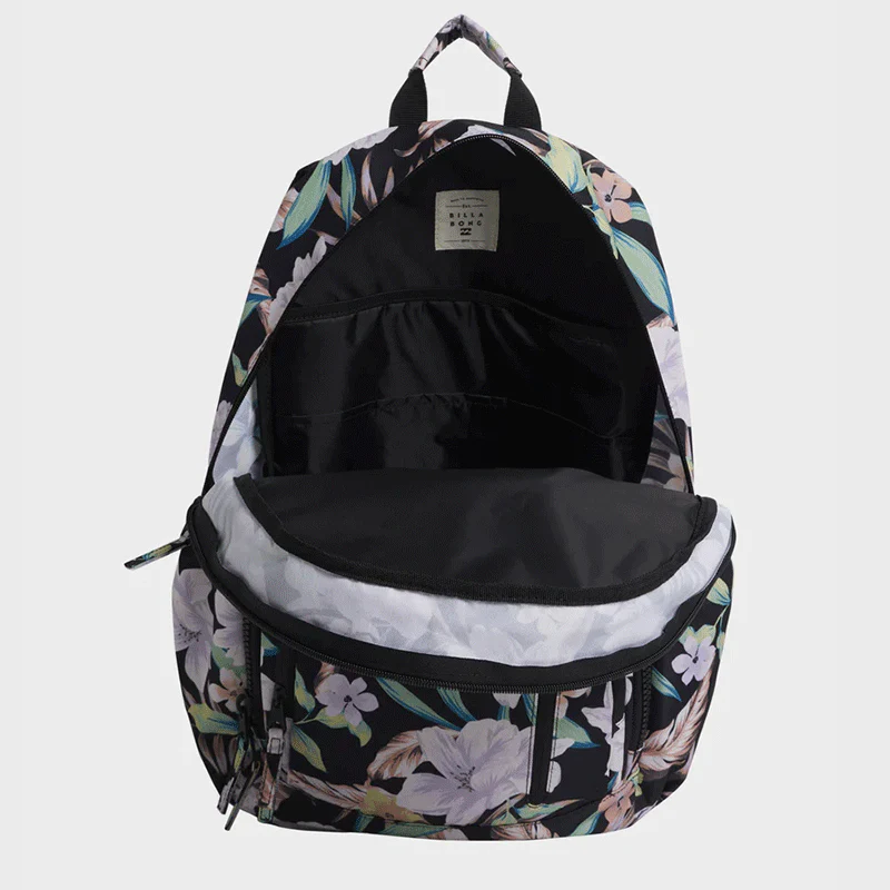 Billabong Shadow Tropic Roadie Backpack  - Black Pebble/ Purple/