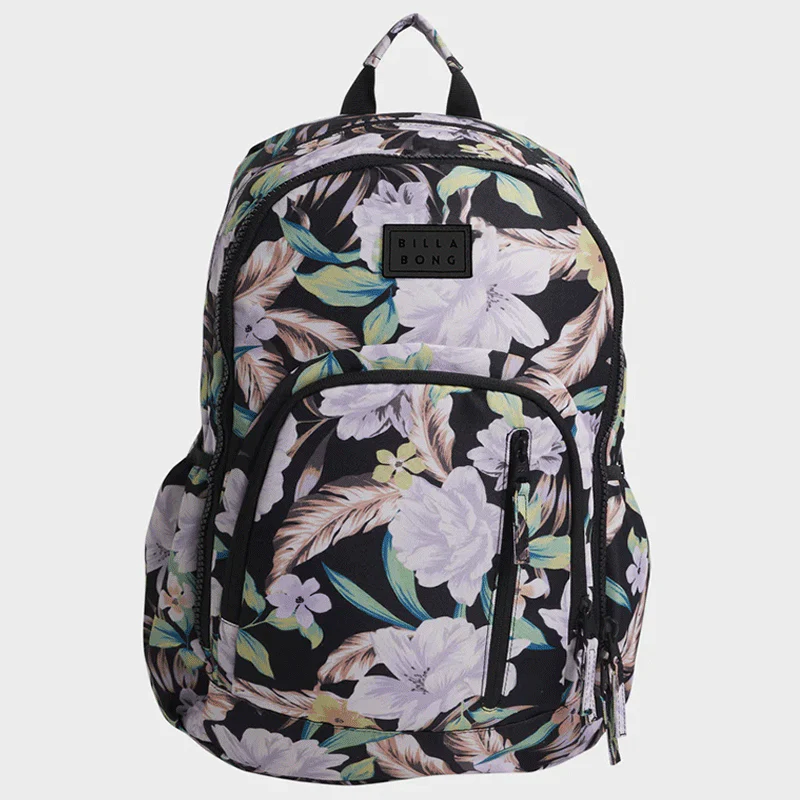 Billabong Shadow Tropic Roadie Backpack  - Black Pebble/ Purple/