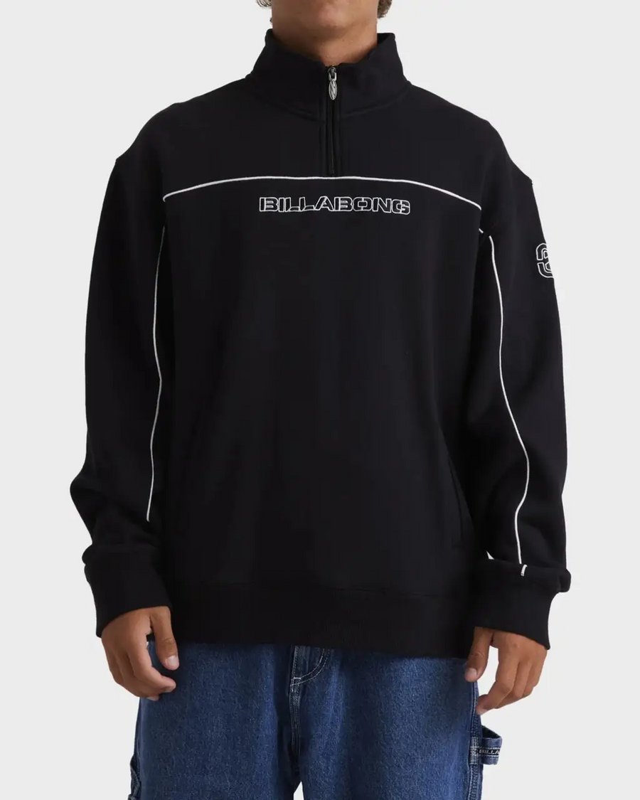 Billabong Bracket 1/4 zip Sweatshirt - Black