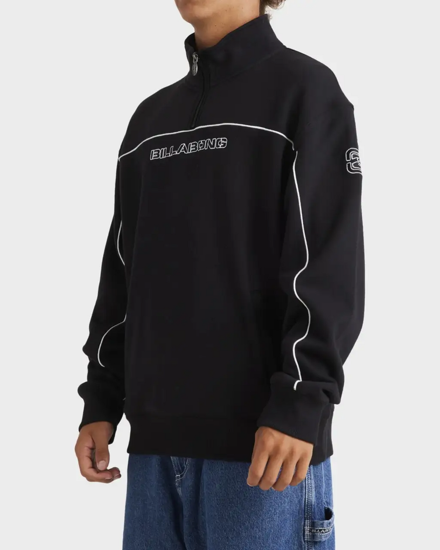 Billabong Bracket 1/4 zip Sweatshirt - Black