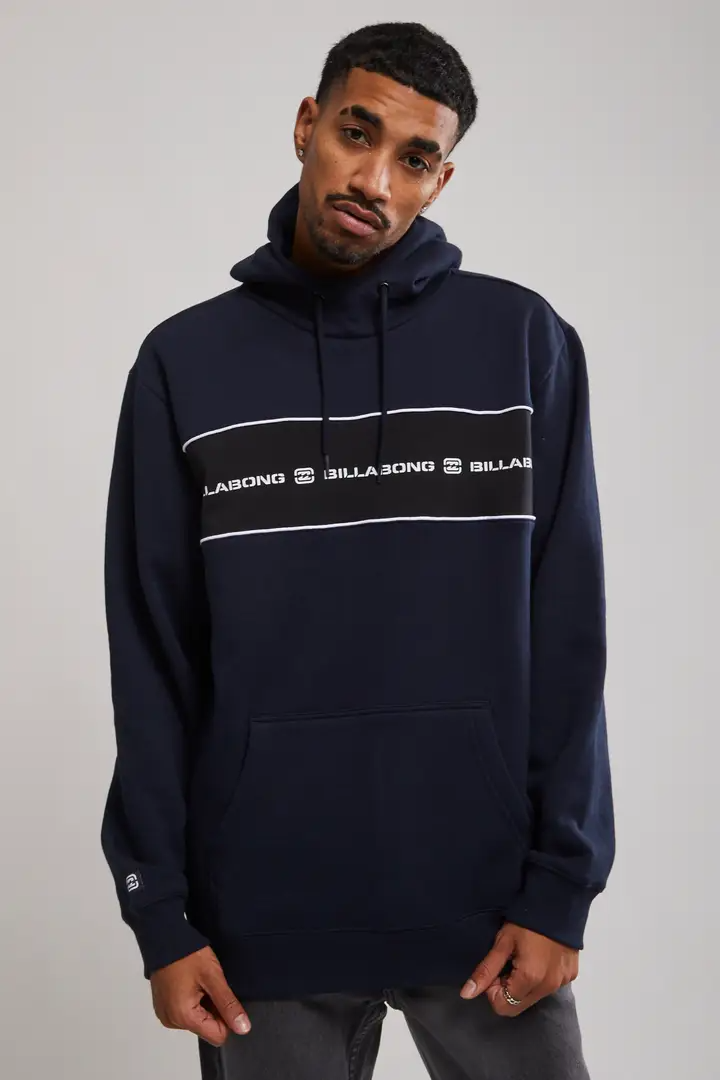 Billabong Bracket Wave Pop Hood  - Black / Blue