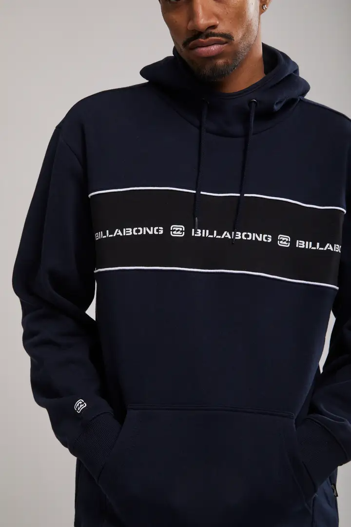 Billabong Bracket Wave Pop Hood  - Black / Blue