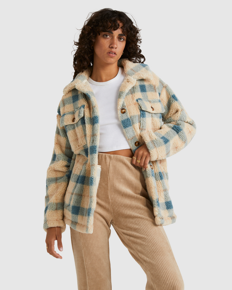 Billabong Check Mate Jacket - Blue