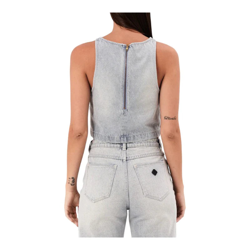 Abrand Shift Top Caterina - Light Vintage  Blue