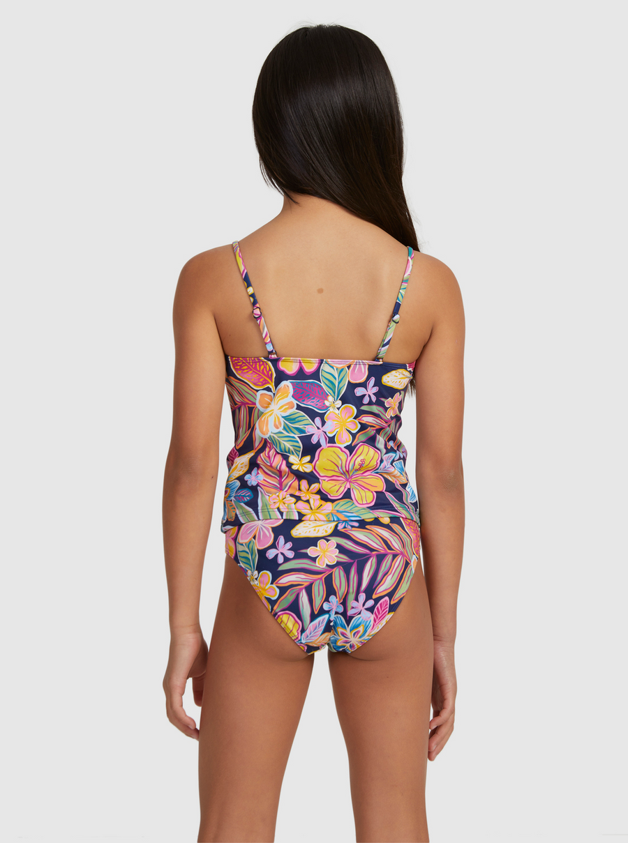 Roxy Paradise Trip Tankini Set - Mood Indigotrue Paradise