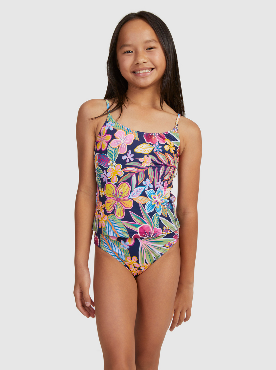 Roxy Paradise Trip Tankini Set - Mood Indigotrue Paradise