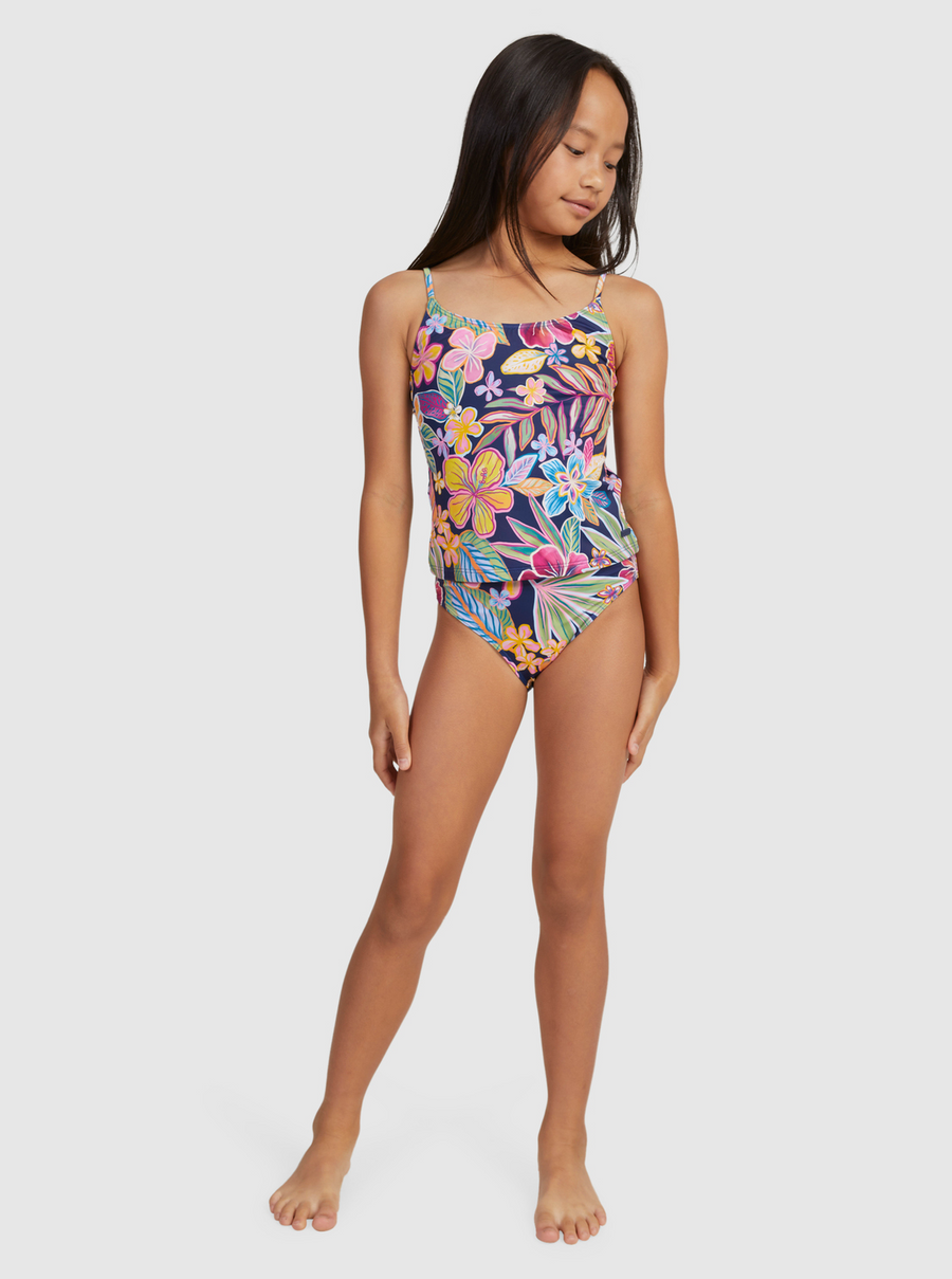 Roxy Paradise Trip Tankini Set - Mood Indigotrue Paradise