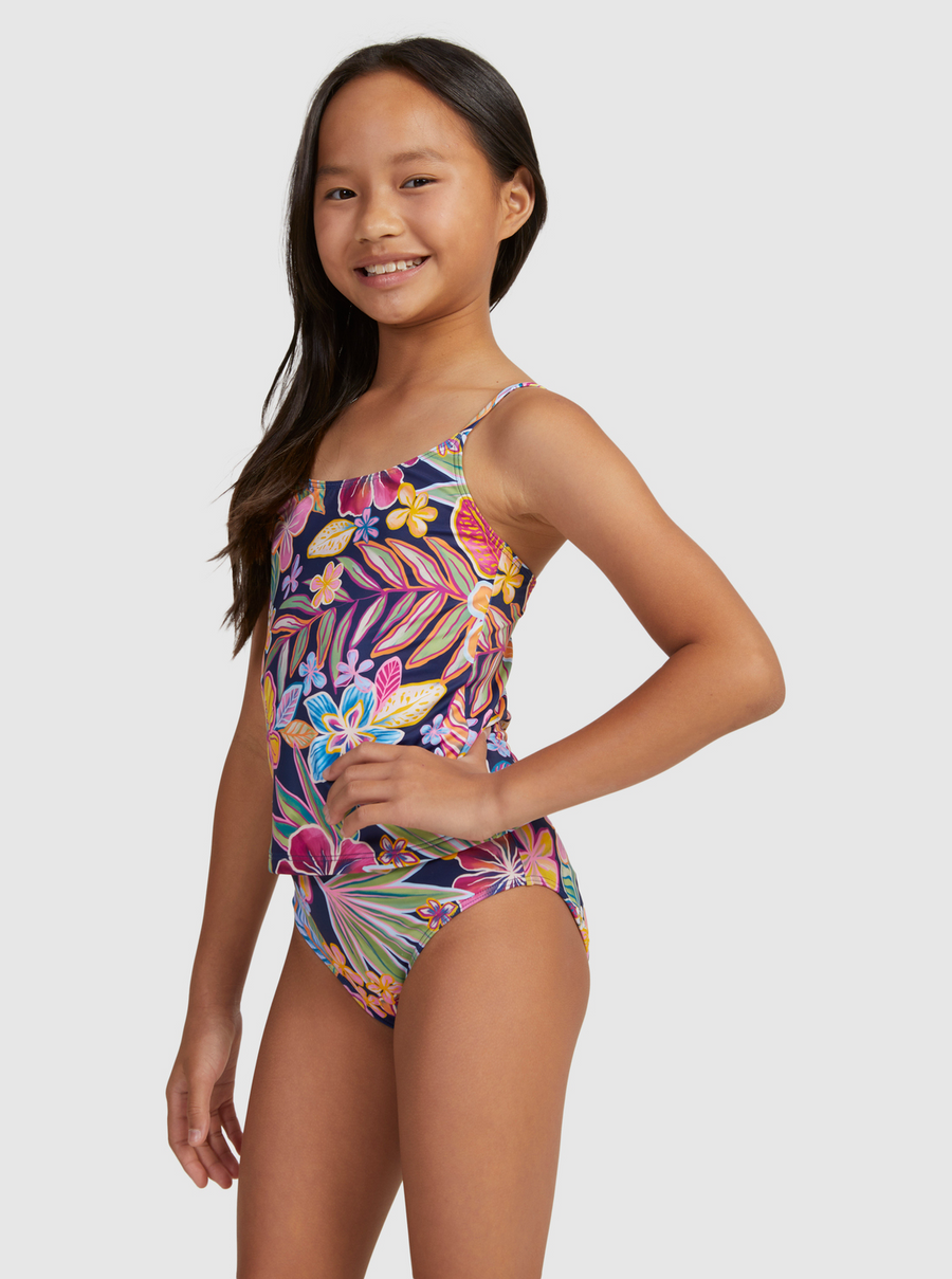 Roxy Paradise Trip Tankini Set - Mood Indigotrue Paradise
