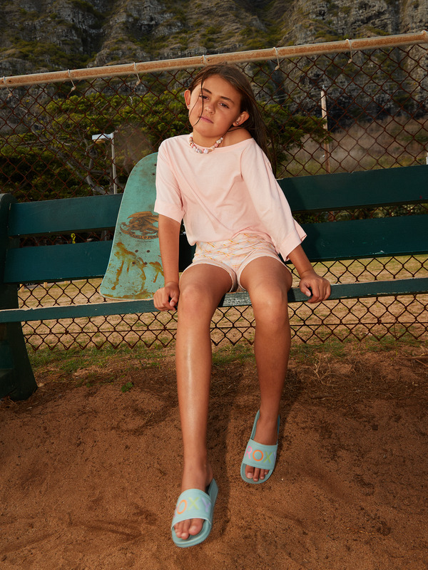 Roxy Unknown Song Girls Tee - English Rose