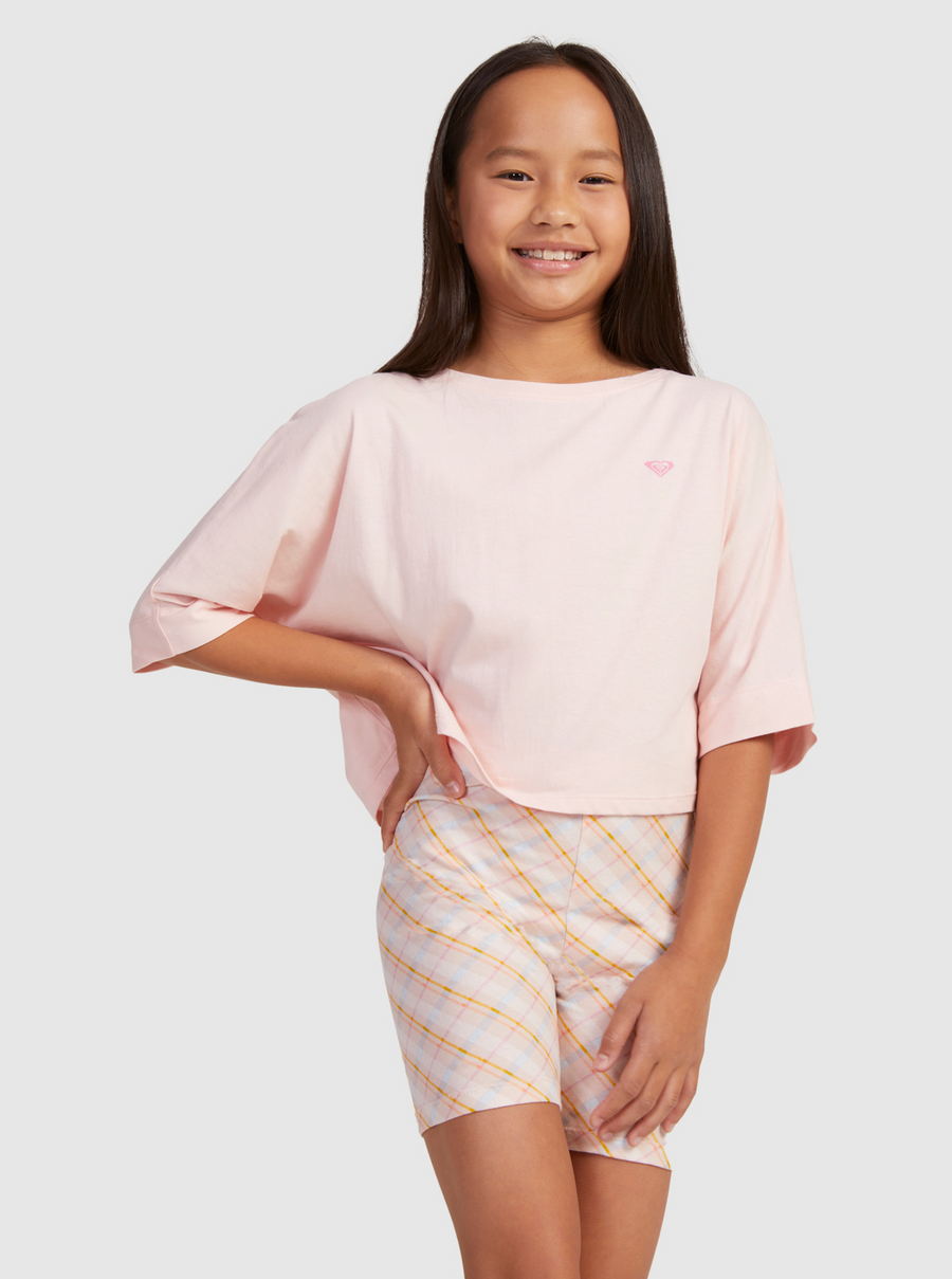 Roxy Unknown Song Girls Tee - English Rose