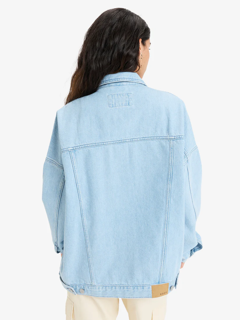 Roxy The Ocean Is Calling Jacket - Light Blue