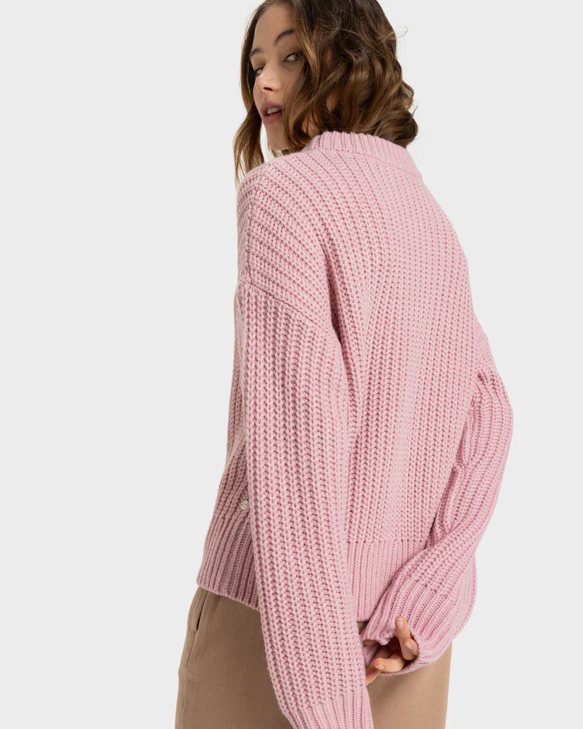 Roxy Coming Home Sweater -Bleached  Mauve