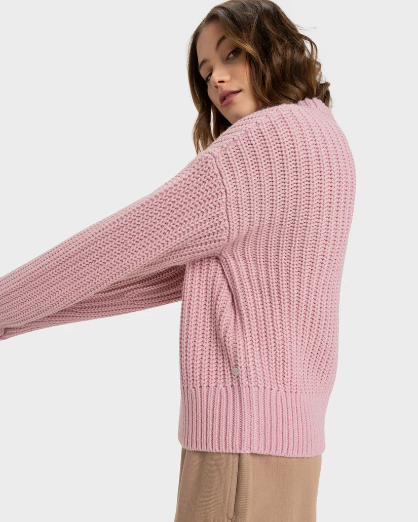 Roxy Coming Home Sweater -Bleached  Mauve