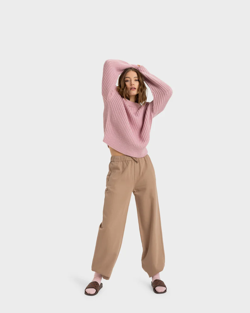 Roxy Coming Home Sweater -Bleached  Mauve