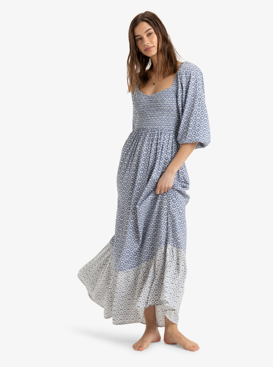 Roxy Borderline Maxi - Egret Never Bored Apparel